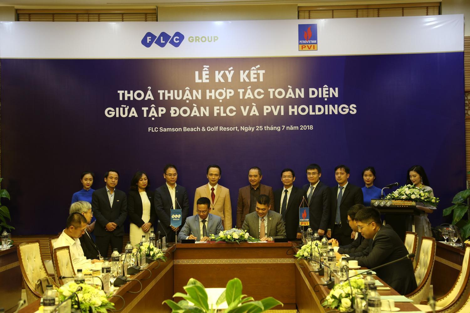 Tập đoàn FLC và PVI Holdings ký thỏa thuận hợp tác toàn diện